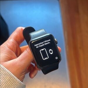 Apple Smartwatch with Black Band